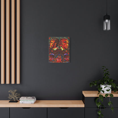 Vibrant Matte Canvas Art - Colorful Abstract Portraits