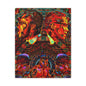 Vibrant Matte Canvas Art - Colorful Abstract Portraits