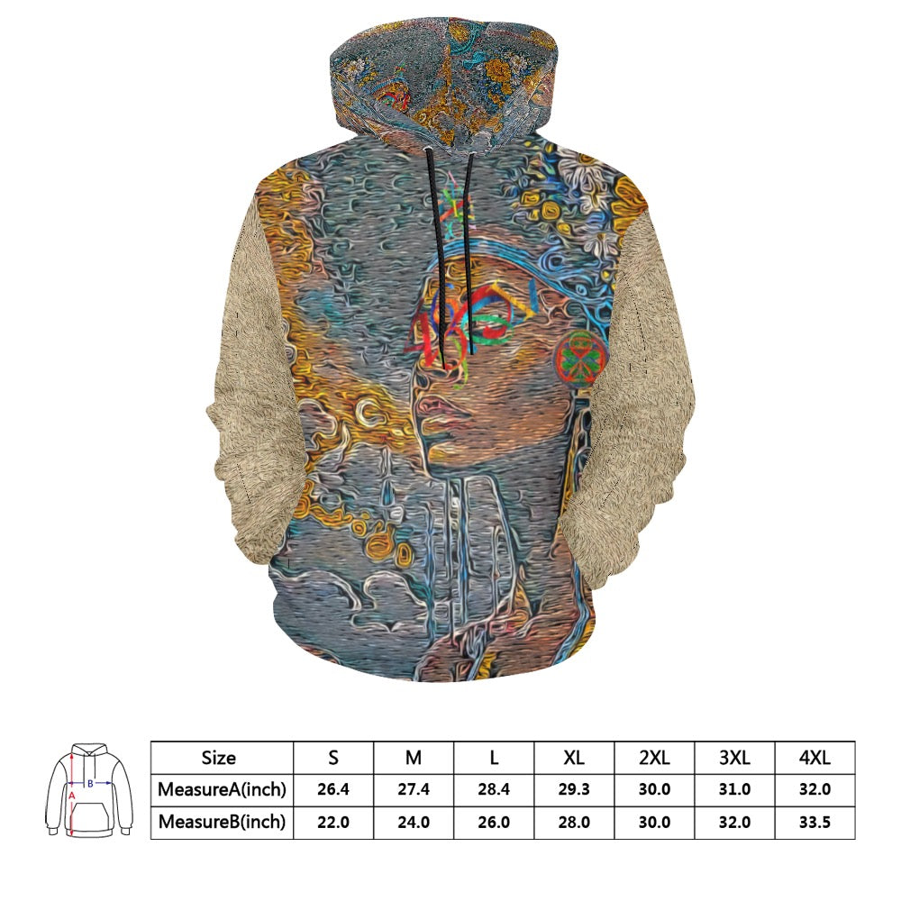 Men's All Over Print Hoodie (USA Size) (Model H13)