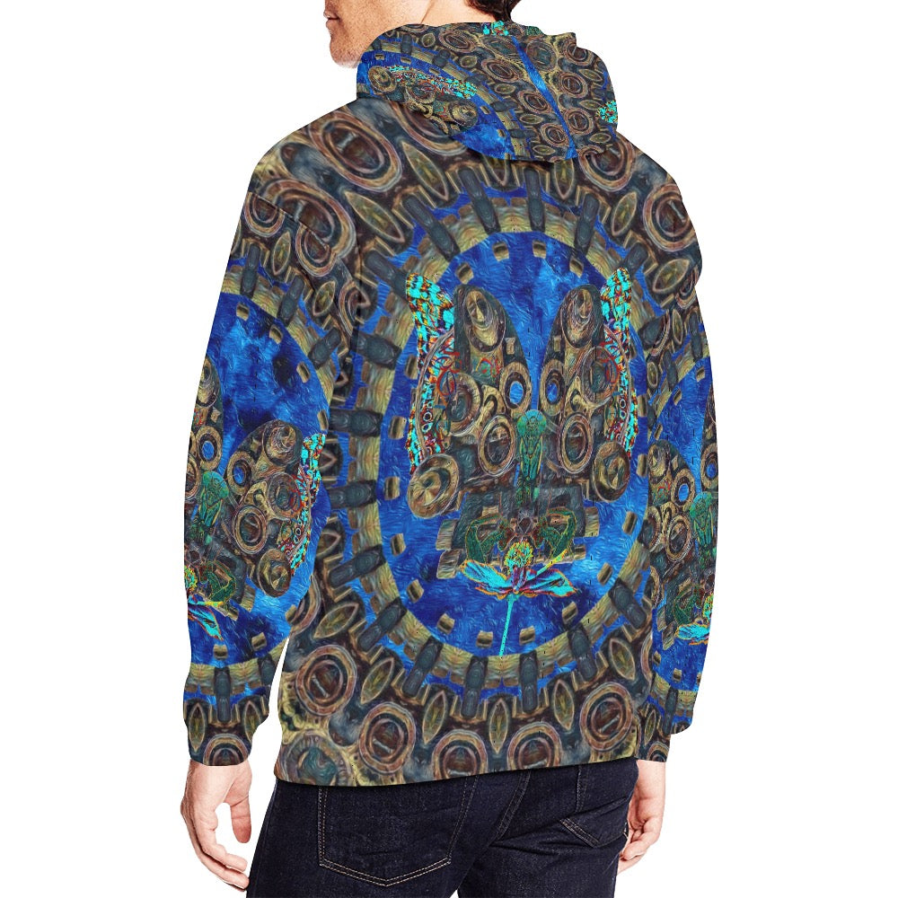 Men's All Over Print Hoodie (USA Size) (Model H13)