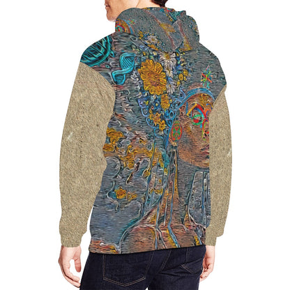 Men's All Over Print Hoodie (USA Size) (Model H13)